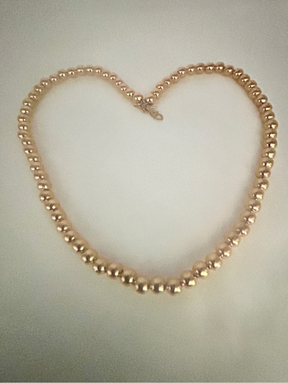 Vintage Monet Gold Beaded Necklace - Timeless Women’s Jewelry - Picture 6 of 9